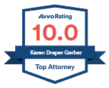 Avvo 10.0 Karen Draper Gerber Top Attorney