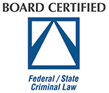 federal state/criminal law board certified badge
